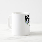 Mok van de Bridesmaïde - Paarse hydrangeas (Voorkant links)