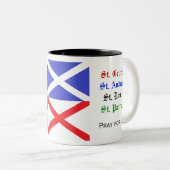Mok van de Britse eilanden Patron Saint Crosses (Voorkant rechts)