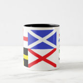 Mok van de Britse eilanden Patron Saint Crosses (Center)