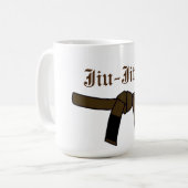 Mok van de Bruine Belt Jiu-Jitsu-koffie (Voorkant links)
