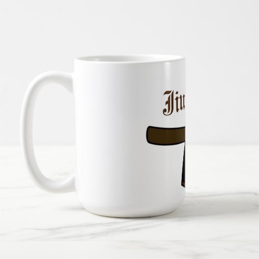 Mok van de Bruine Belt Jiu-Jitsu-koffie (Links)