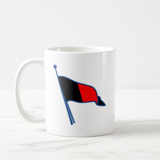 Mok van de burgee in Genève (Links)