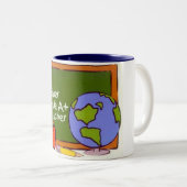 Mok van de cadeau van de leraar (Voorkant rechts)