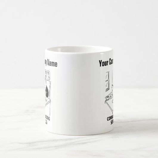 Mok van de Cartoon van transportdiensten (Center)