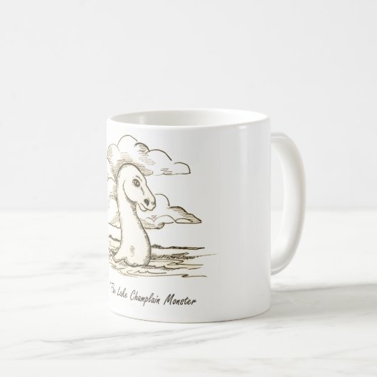 Mok van de ChamPlain Monster (Voorkant rechts)