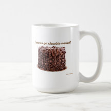 Mok van de chocolade-afvalzak