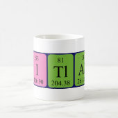 Mok van de citlalli periodieke tabelnaam (Center)