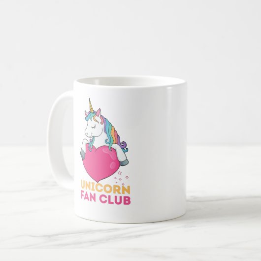 mok van de club van unicorn (Voorkant links)