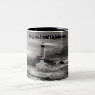 Mok van de collector, vuurtoren van Yaquina, Orego