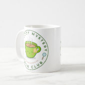 Mok van de Cozy Mystery Book Club (Voorkant links)