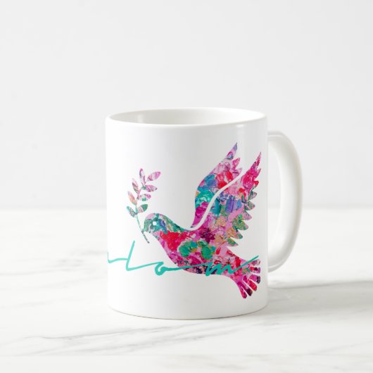 Mok van de Dove (Shalom) koffie (Voorkant rechts)