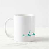 Mok van de Dove (Shalom) koffie (Links)