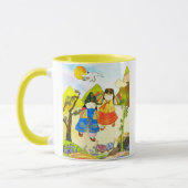 Mok van de eerste verjaardag van de Koreaanse baby (Links)