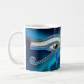 Mok van de Egyptische kunst van Horus Wadjet (Links)