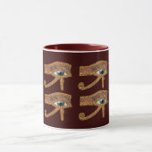 Mok van de Egyptische kunst van Horus Wadjet (Midden)