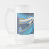 Mok van de Egyptische kunst van Horus Wadjet (Links)