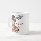 Mok van de Europese rondleiding van Mozart "Mo-Z" (Voorkant links)