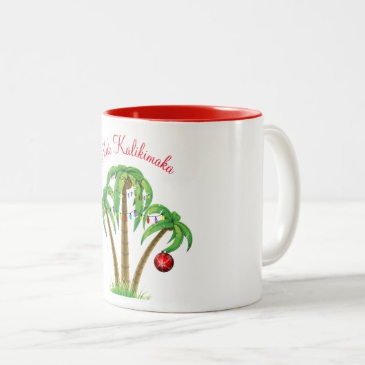 Mok van de feestdag Mele Kalikimaka (Voorkant rechts)