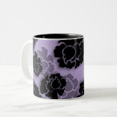 Mok van de Floral Decadence van de Grungy, Lavende (Voorkant links)