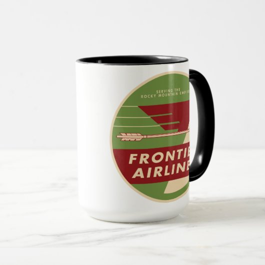 mok van de  Frontier Airlines van 1946 (Voorkant rechts)