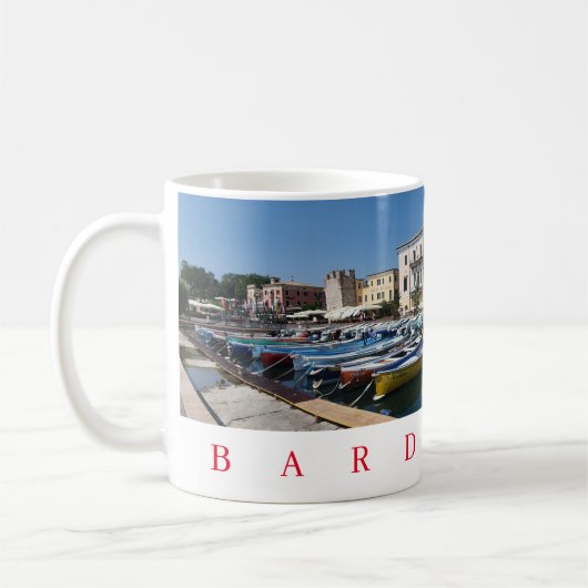 Mok van de Garda Bardolino-haven (Links)