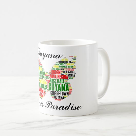 Mok van de gemeenten Guyana (Voorkant rechts)