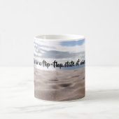 Mok van de gemoedstoestand van de flip-flop met he (Center)