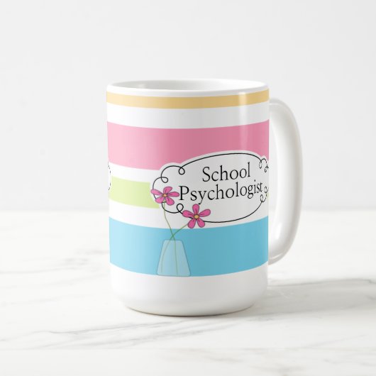 Mok van de gestripte psycholoog op school (Voorkant rechts)
