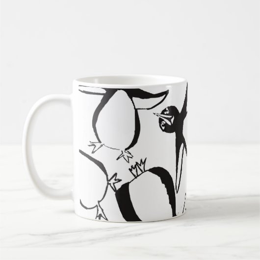 Mok van de gevierde pinguïns (Links)