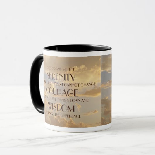 Mok van de Ggloed Sky-dienst Prayer (Voorkant links)