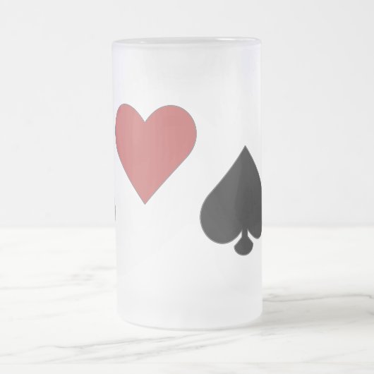 Mok van de glazen POKER (Center)