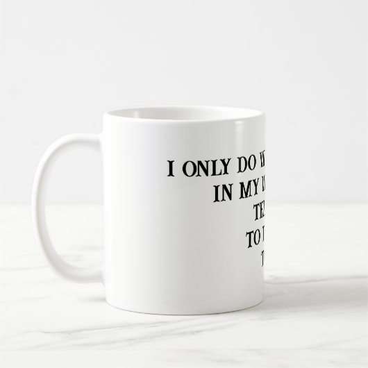 Mok van de grap van de echtgenote (Links)