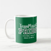 Mok van de groene school Pride Mascot Name Coffee (Links)
