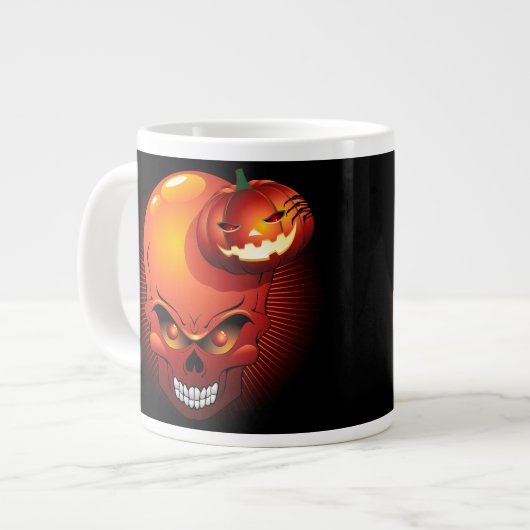Mok van de Halloween Skull en Pumpkin Specialty (Links)