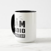 Mok van de ham-radio-operator (Voorkant links)