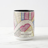 Mok van de historische kaart van New Orleans (Center)