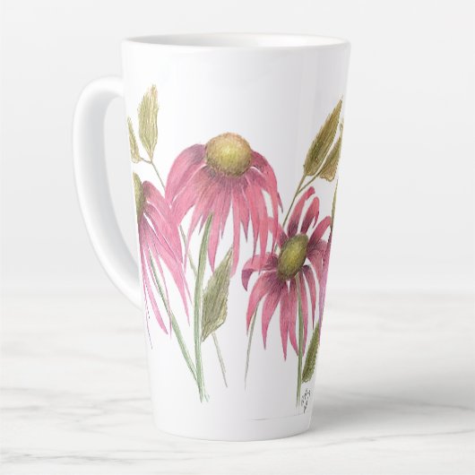 Mok van de hoge conefloer. (Linkerhoek)