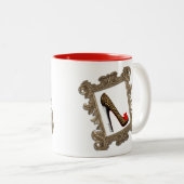 Mok van de hoge hiel-springpomp met draaiende luip (Voorkant rechts)