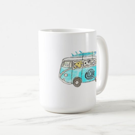 Mok van de hond | Surven Pups Cup | Aloha Dogs | H (Voorkant rechts)