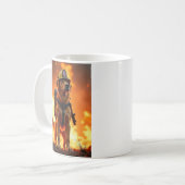 Mok van de hondenbrandweer (Voorkant links)