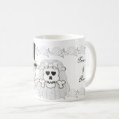 Mok van de Huid- en kruisbotten (Voorkant rechts)