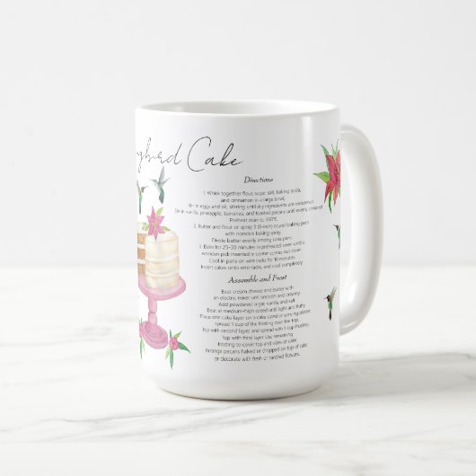 Mok van de Hummingbird Cake Recipe Coffee (Voorkant rechts)