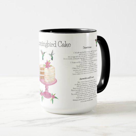 Mok van de Hummingbird Cake Recipe Coffee (Voorkant rechts)