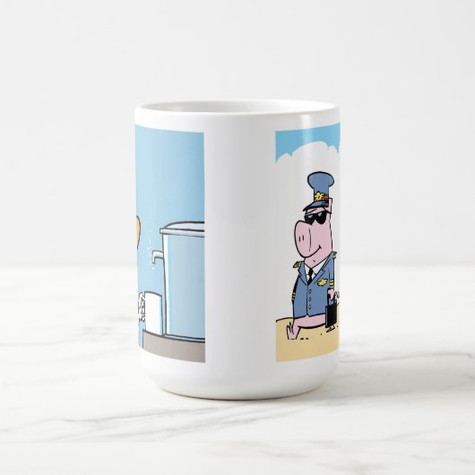 Mok van de Humor van de koffie-Cartoon (Center)