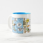 Mok van de Humor van het luchtverkeer Chaos (Voorkant links)