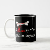Mok van de Italiaanse Greyhound (I Love) (Links)