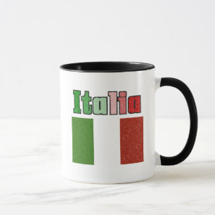 Mok van de Italiaanse vlag Coffee
