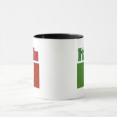 Mok van de Italiaanse vlag Coffee (Midden)