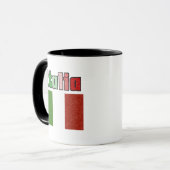 Mok van de Italiaanse vlag Coffee (Voorkant links)