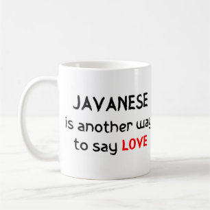 mok van de javanese liefde koffie